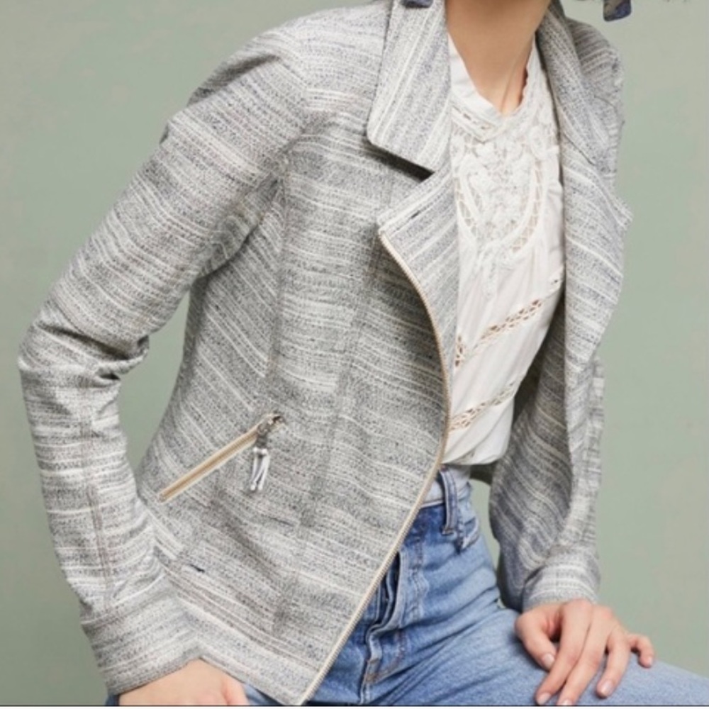 Anthropologie moto jacket